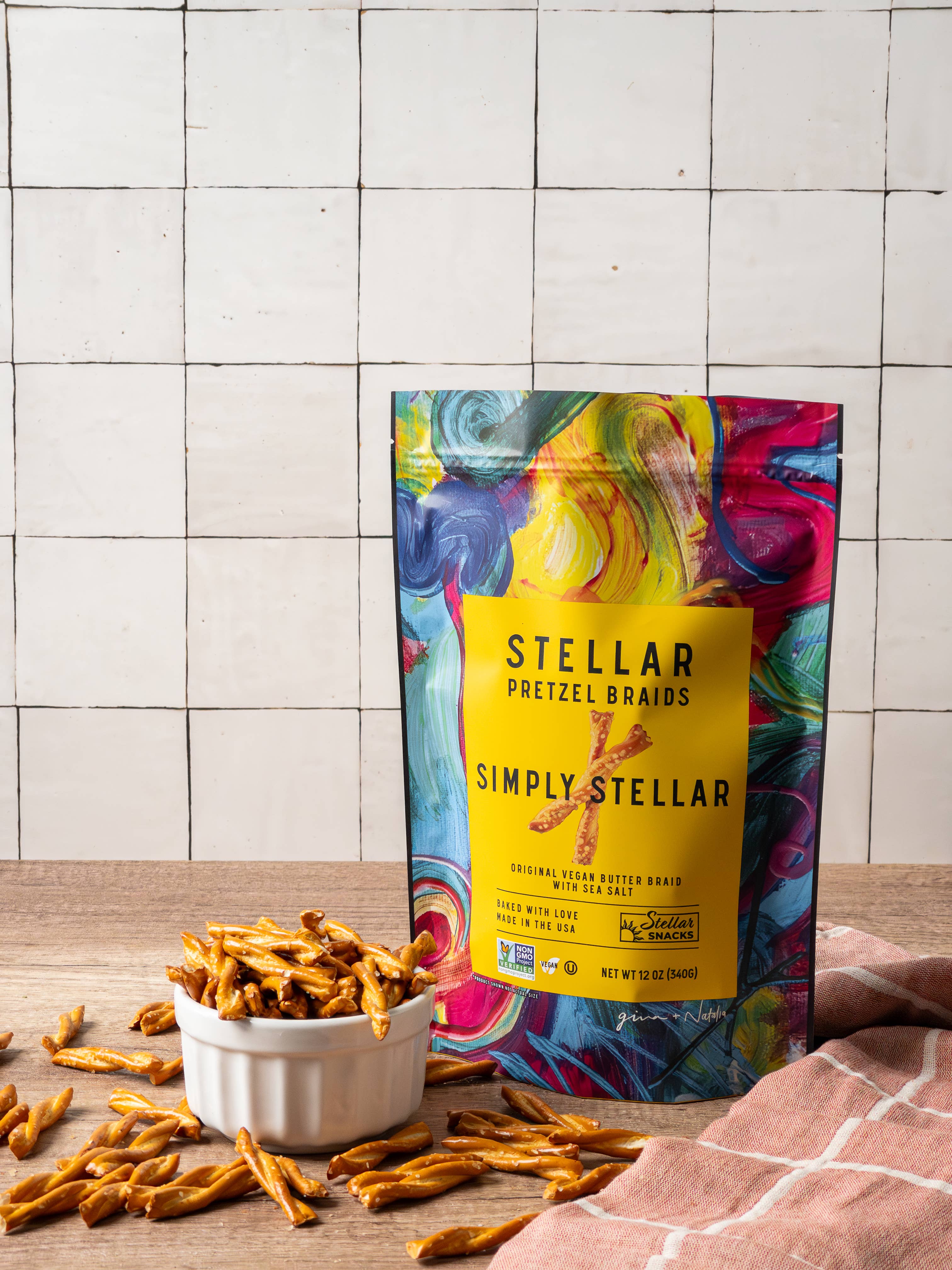 Simply Stellar Pretzel Braids by Stellar Snacks - 12 oz
