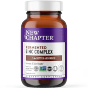 Zinc Complex Supplement for Immune & Skin Health, 30-Count by New Chapter