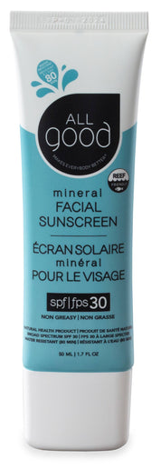 Daily Facial Mineral Sunscreen & Moisturizer SPF 30 by All Good Body Care