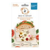 Reusable Beeswax Sandwich Wrap - Meadow Magic Print by Bee's Wrap