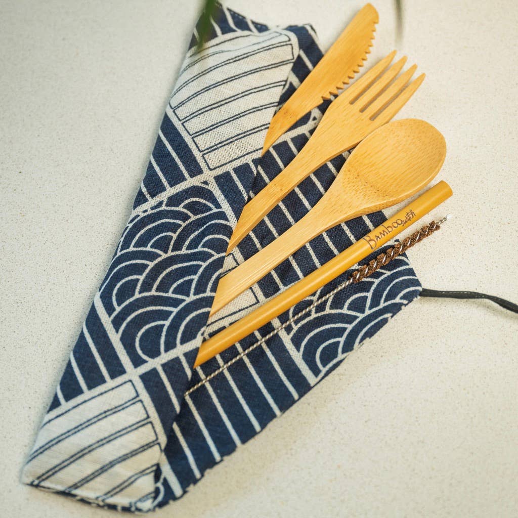 Bamboo Travel Cutlery Set by Bamboo Switch