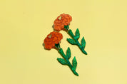 Marigolds Earrings by Not Picasso