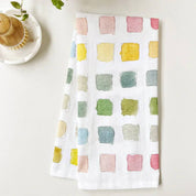 Paint Swatch Cotton Flour Sack Tea Towel by emily lex studio