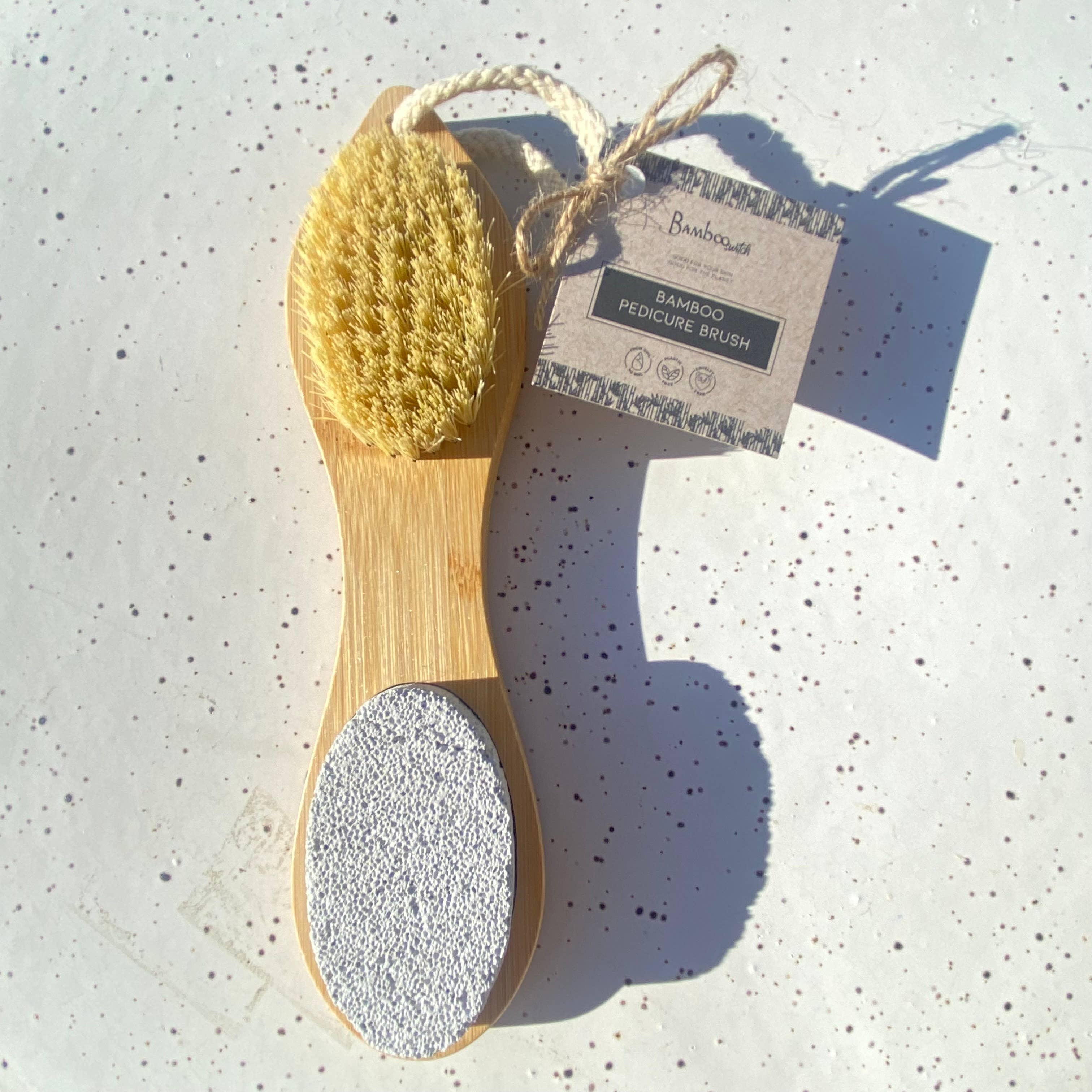 Bamboo Exfoliating Foot Pedicure Tool by Bamboo Switchy Bestseller