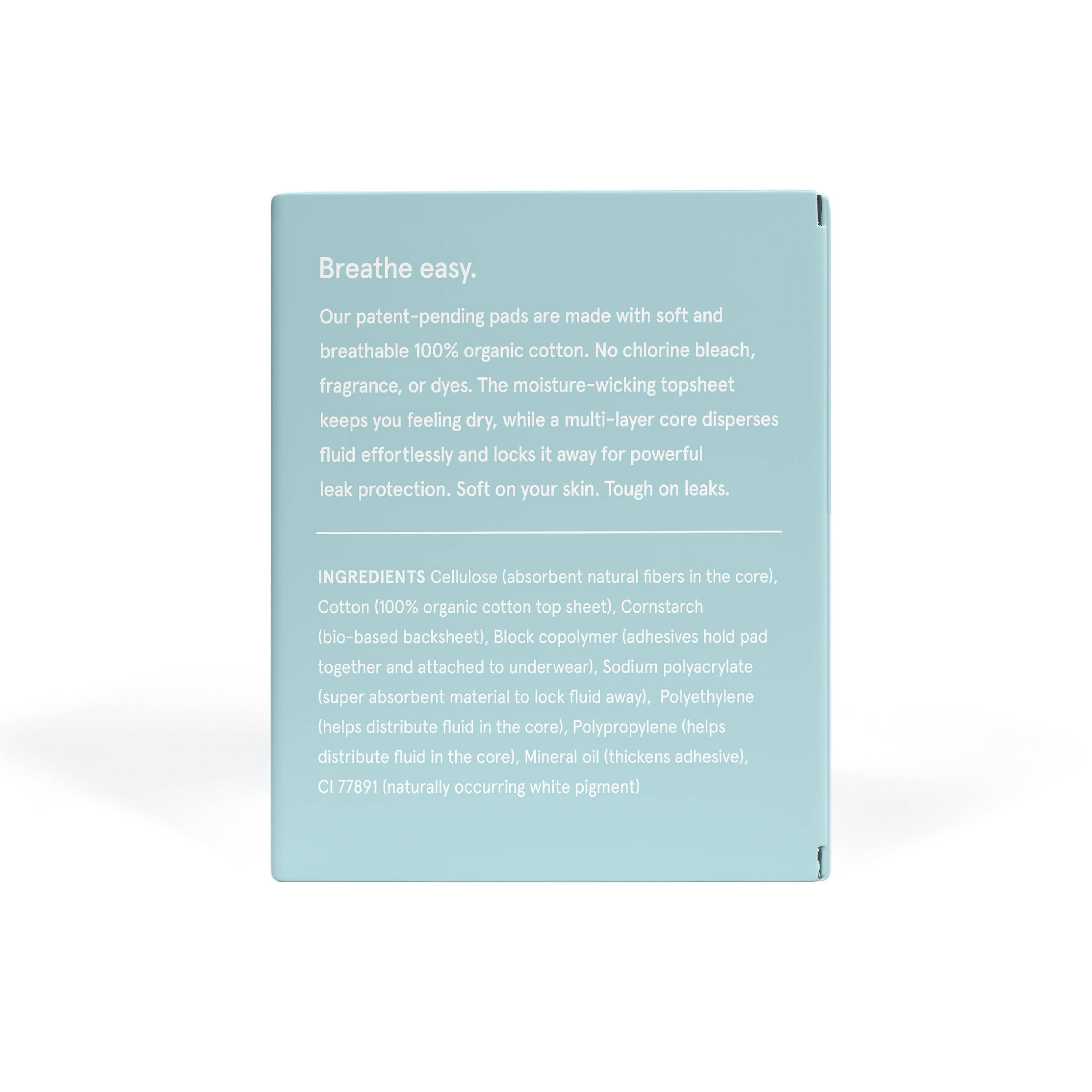 Regular Organic Cotton Ultra Thin Pads w/ Wings, 20 ct by LOLA