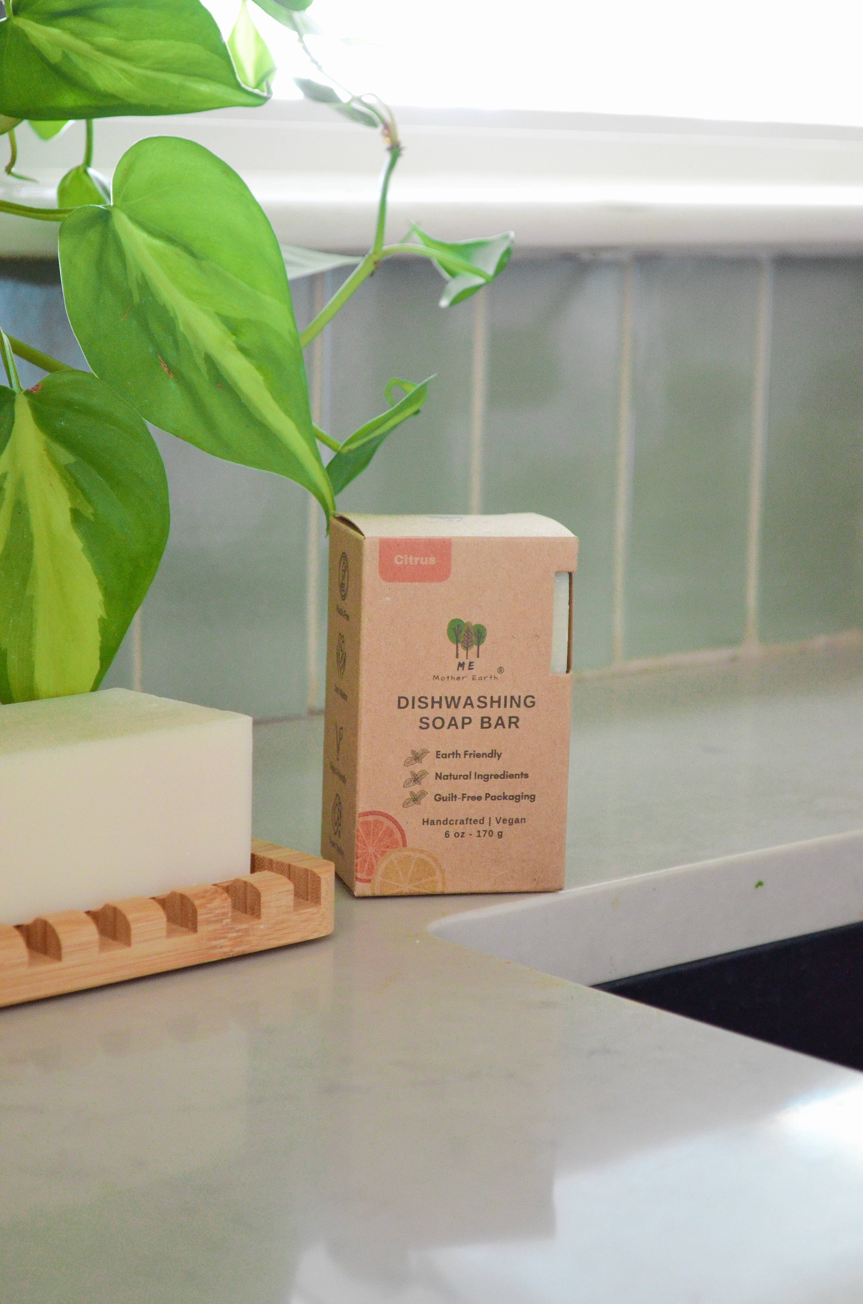 Zero Waste Dish Soap Bar by Me Mother Earth