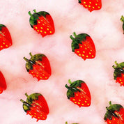 Mini Red Strawberry Hair Claw Clip by Jenny Lemons