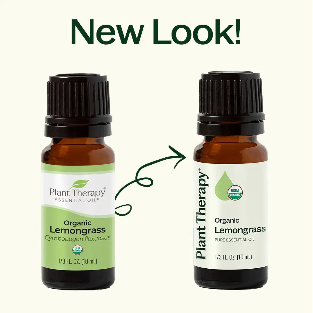 Organic Lemongrass Essential Oil 10 mL by Plant Therapy