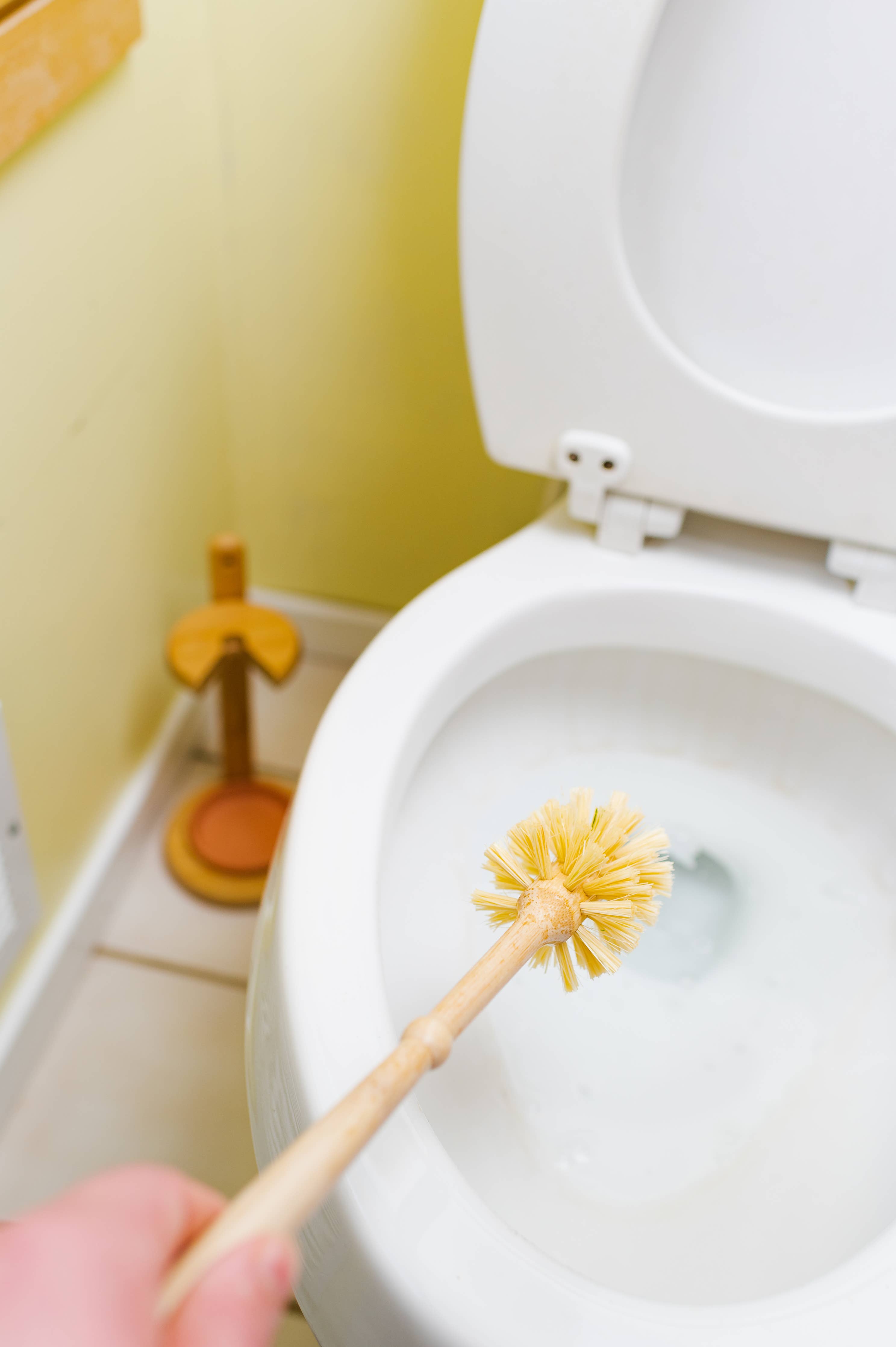 Bamboo Toilet Bowl Cleaner Brush & Stand by Bamboo Switch