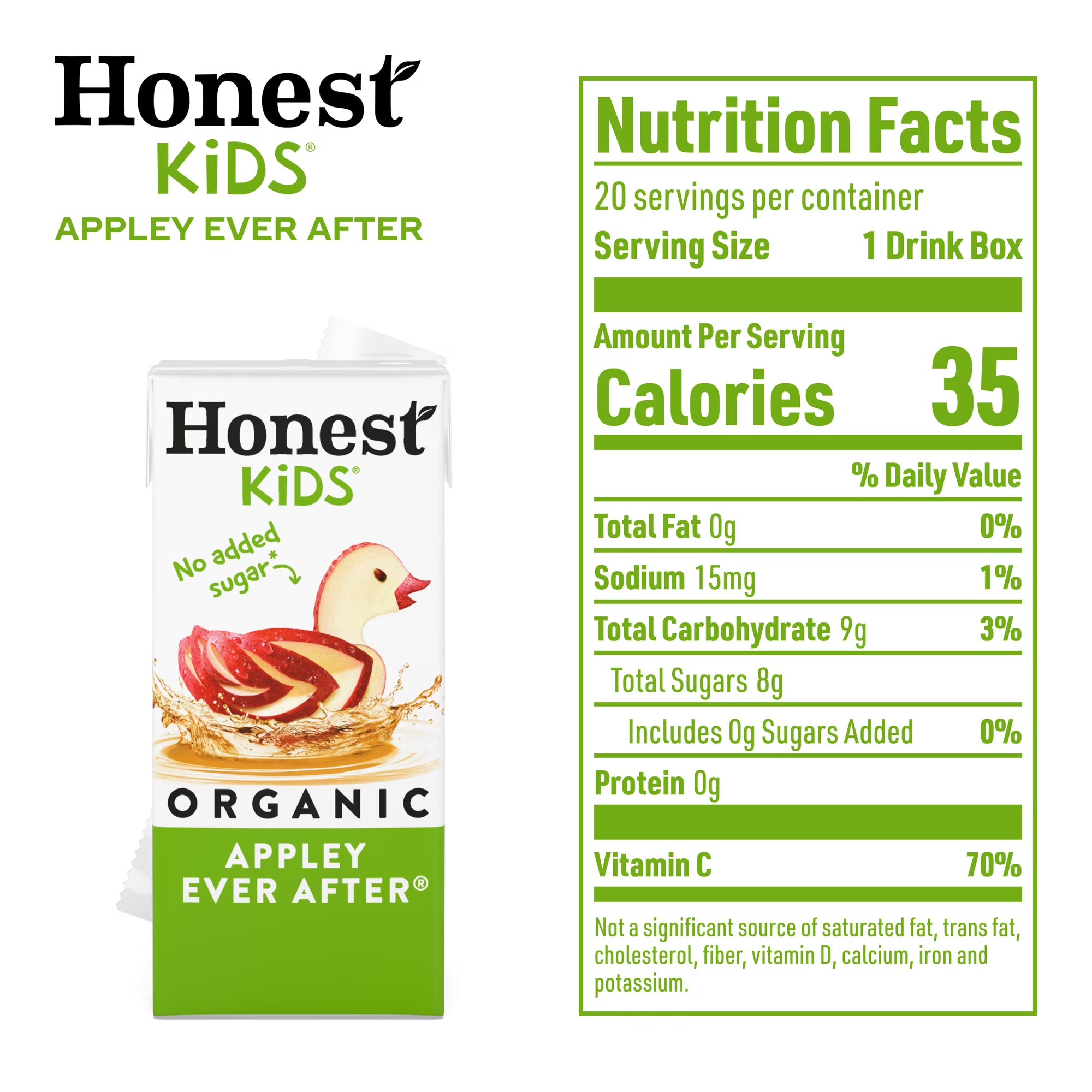 Appley Ever After Organic Juice Box by Honest Kids Organic