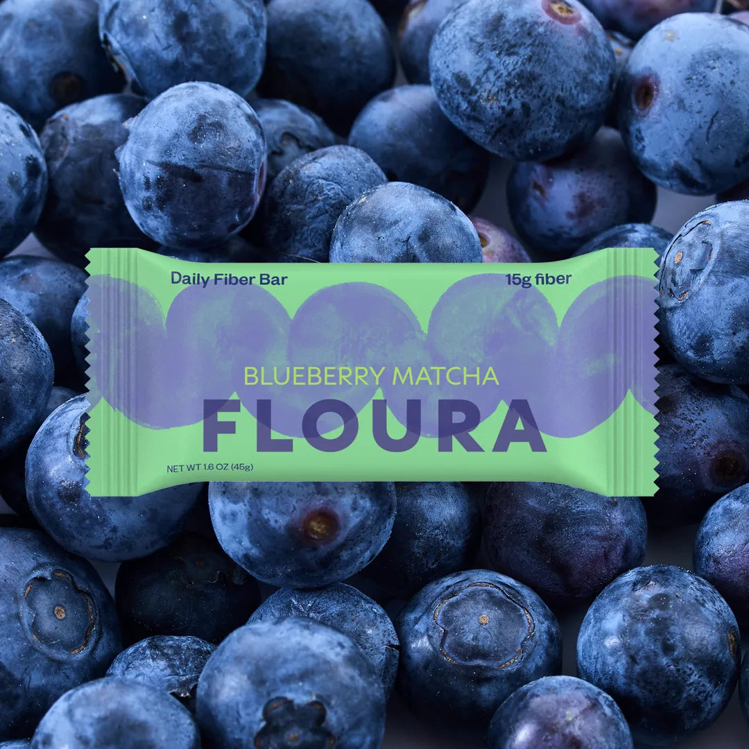 Blueberry Matcha Fiber Snack Bar by Floura