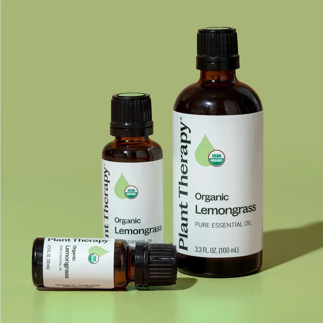 Organic Lemongrass Essential Oil 10 mL by Plant Therapy