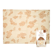 Reusable Beeswax Bread Wrap - Honeycomb Print by Bee's Wrap