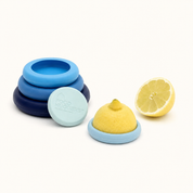 Ice Blue Reusable Silicone Food Savers (Set of 5) by Food Huggers