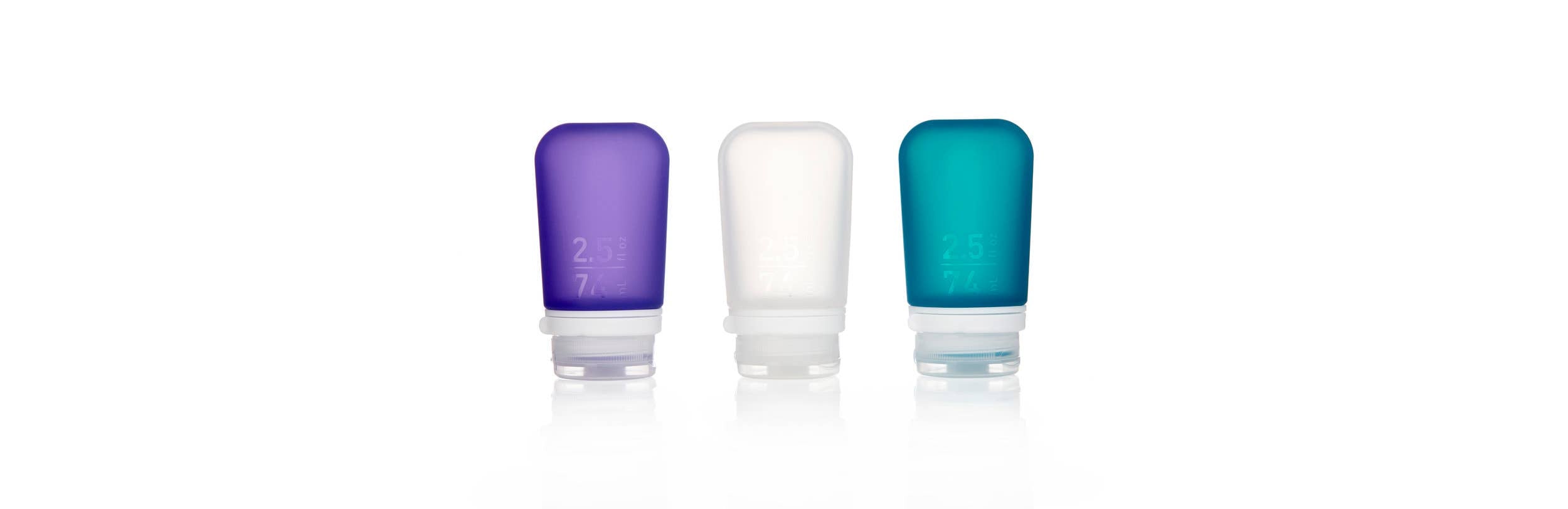 Refillable Silicone GoToob+ : Small, Medium, & Large Sizes