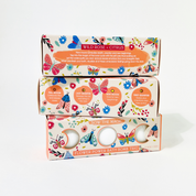 Flower Power Moon Phase Bath Bomb Trio by Sow the Magic