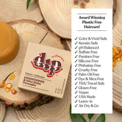 Full-Size Tobacco & Driftwood Conditioner Bar & After Swim Detangler by Dip
