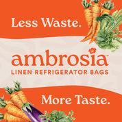Reusable Veggies Linen Bag by Ambrosia Bag