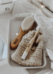 Bamboo Kid's Toothbrush - Blue by Zefiro