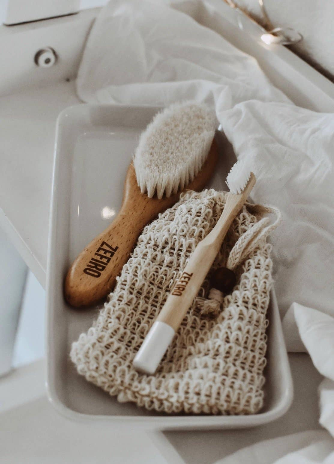 Bamboo Kid's Toothbrush - Purple by Zefiro