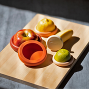 Reusable Silicone Food Savers - Terra Cotta (Set of 5) by Food Huggers