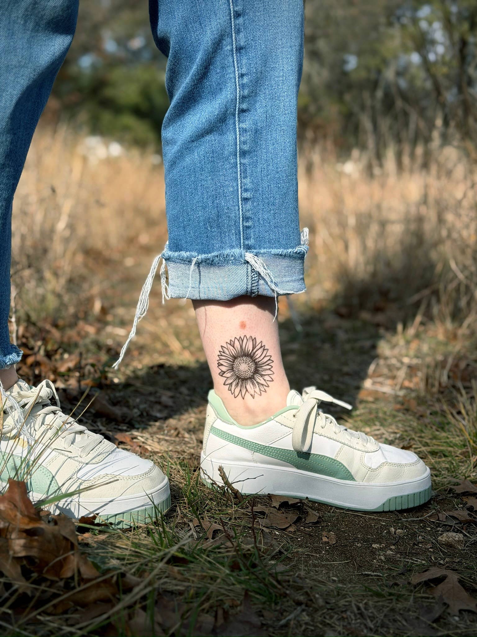 Sunflower Temporary Tattoo by NatureTats