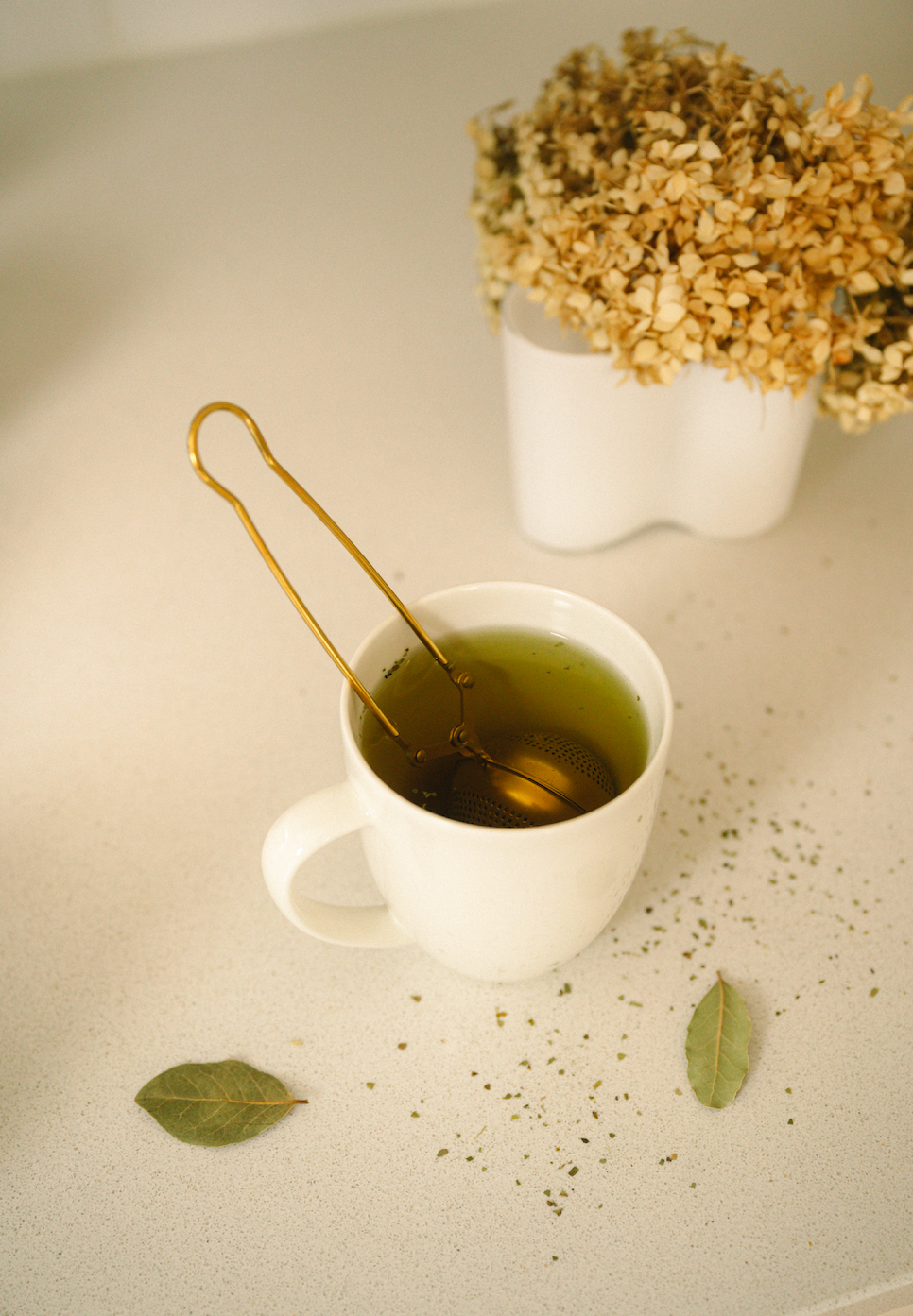 Stainless Steel Tea Strainer by Bamboo Switch