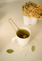 Stainless Steel Tea Strainer by Bamboo Switch
