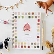 Farm Watercolor Workbook by emily lex studio