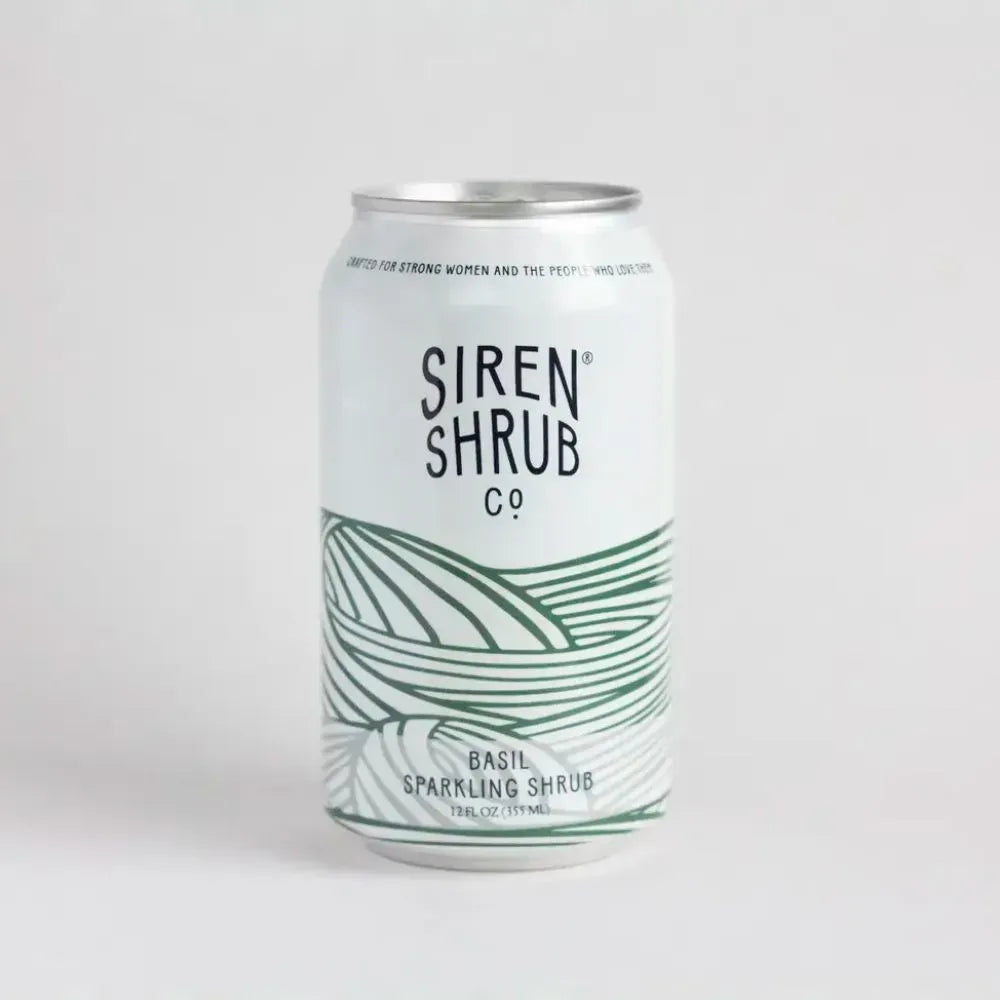 Basil Sparkling Shrub by Siren Shrub