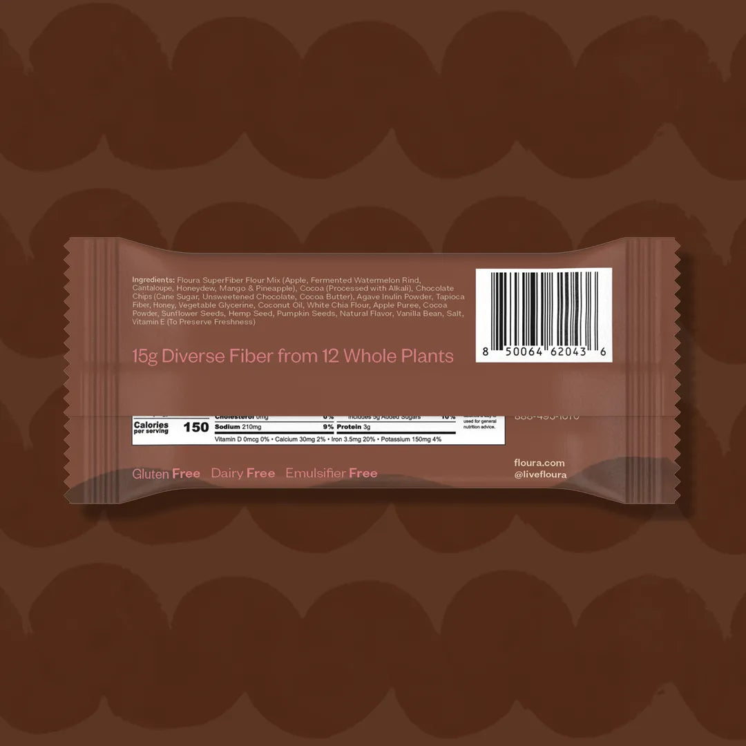 Brownie Batter Fiber Snack Bar by Floura