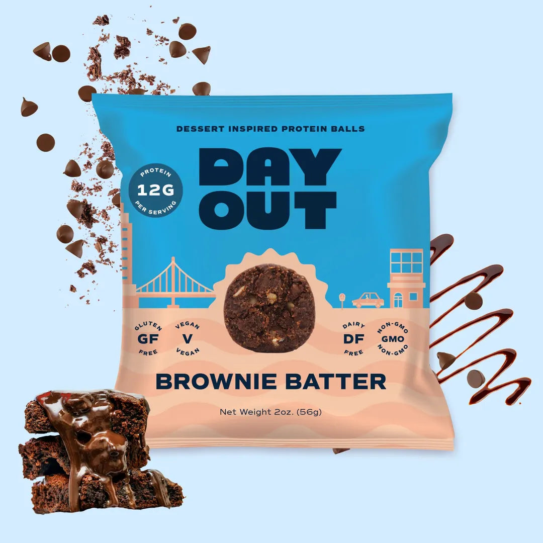 Brownie Batter Protein Balls - 12 g protein by Day Out