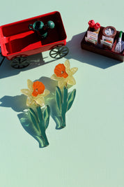 Daffodils Earrings by Not Picasso