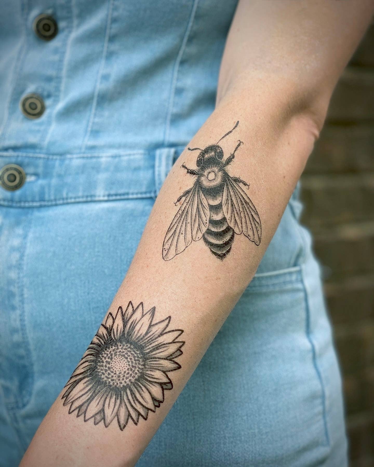 Sunflower Temporary Tattoo by NatureTats