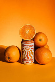 Orange Cream Natural Soda by Mountain Hippie Soda Co.