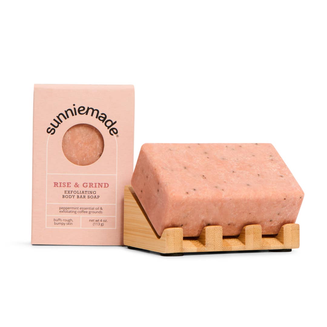 Rise & Grind Exfoliating Body Bar Soap by Sunniemade