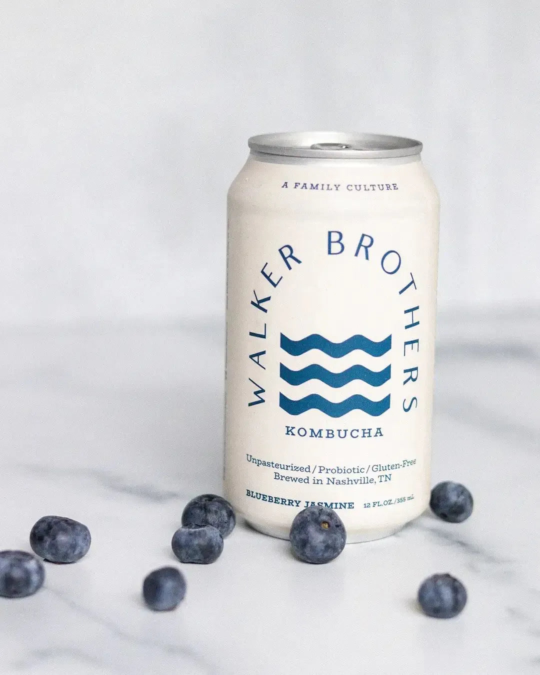 Blueberry Jasmine Kombucha by Walker Brothers