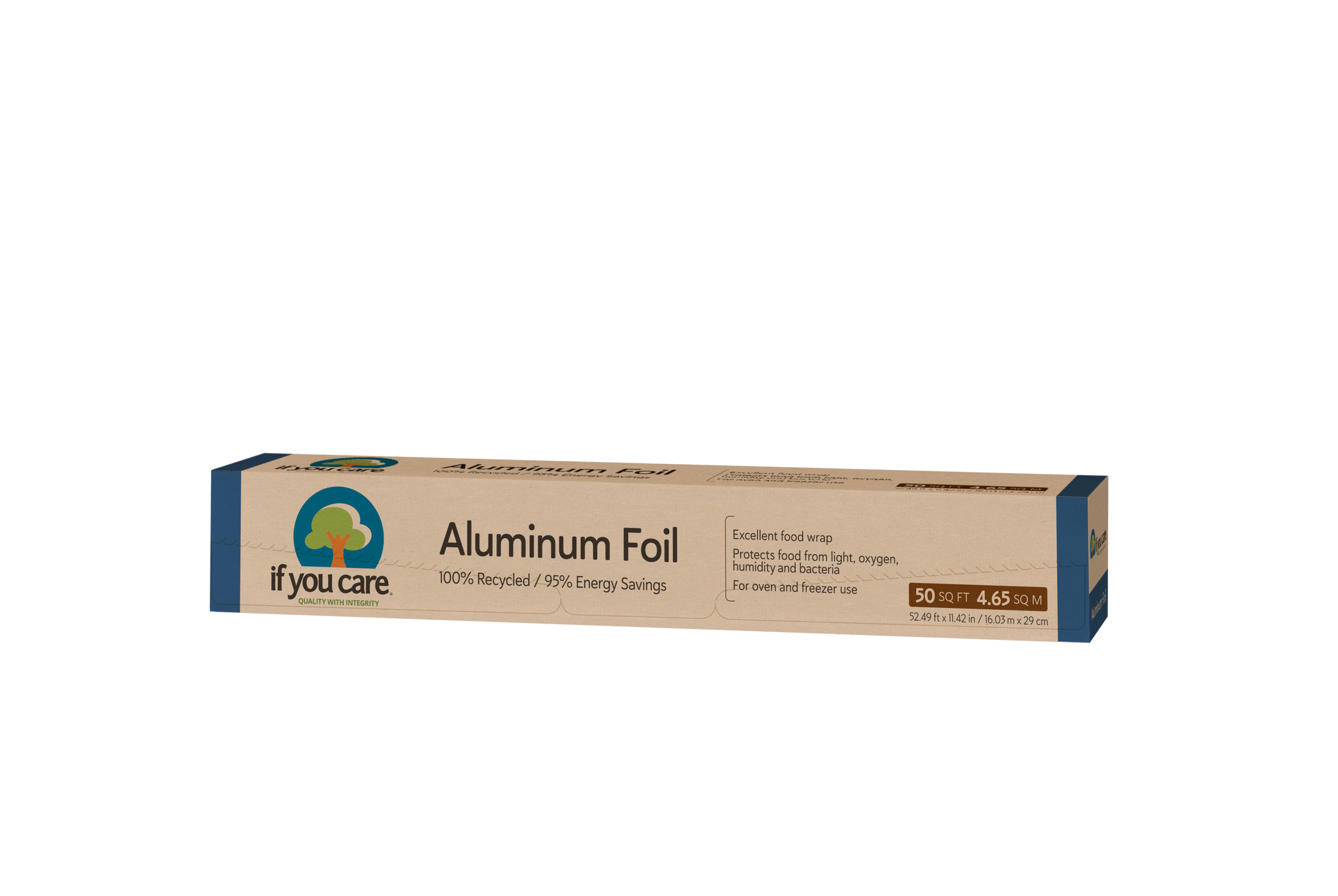 100% Recycled Aluminum Foil (25% Thicker) by If You Care