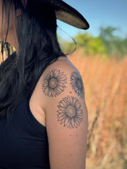 Sunflower Temporary Tattoo by NatureTats