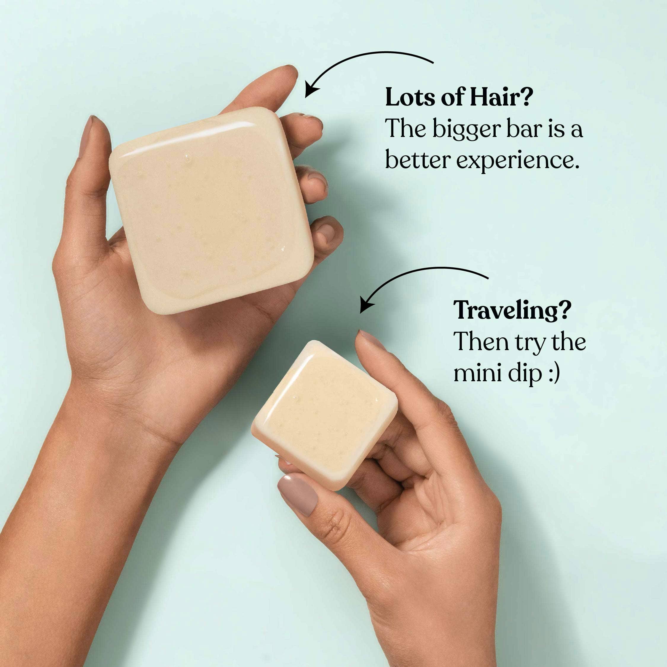 Full-Size Coconut & Almond Shampoo Bar: Color Safe, Everyday by Dip