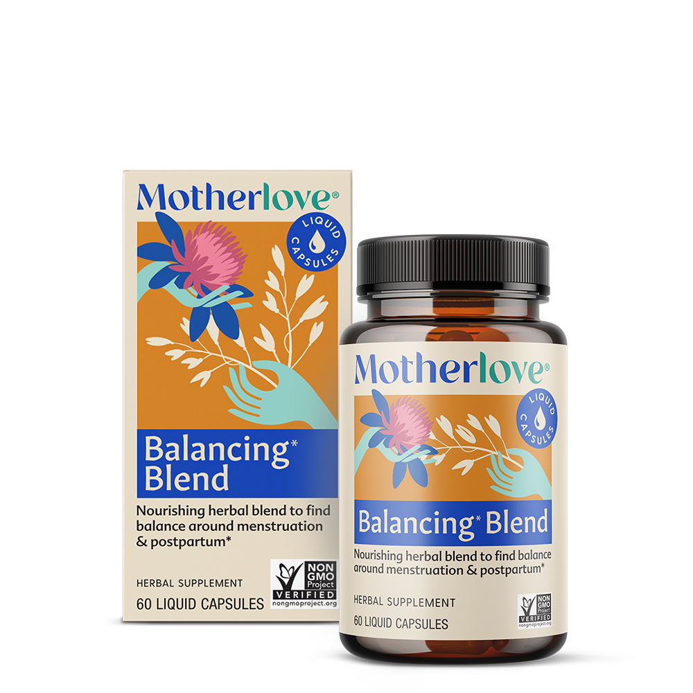 Balancing Blend Postpartum Supplement 60 ct Capsules by Motherlove