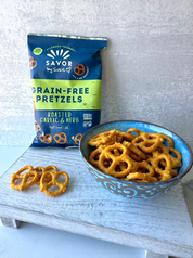 Roasted Garlic & Herb Grain Free Pretzels 1.5 oz by Savor by Suzie