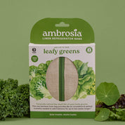 Reusable Leafy Greens Linen Bag by Ambrosia Bag