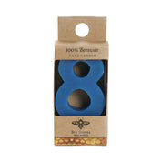 Pure Beeswax Birthday Cake Number Candles by Big Dipper Wax Works