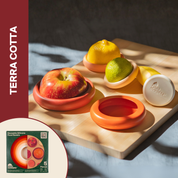 Reusable Silicone Food Savers - Terra Cotta (Set of 5) by Food Huggers