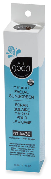 Daily Facial Mineral Sunscreen & Moisturizer SPF 30 by All Good Body Care