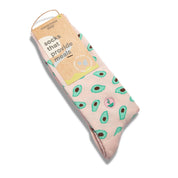 Socks that Provide Meals (Pink Avocados) by Conscious Step