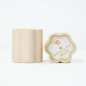 Ceramic Daisy 100% Essential Oil Soy Candle by Ginger June Candle Co.