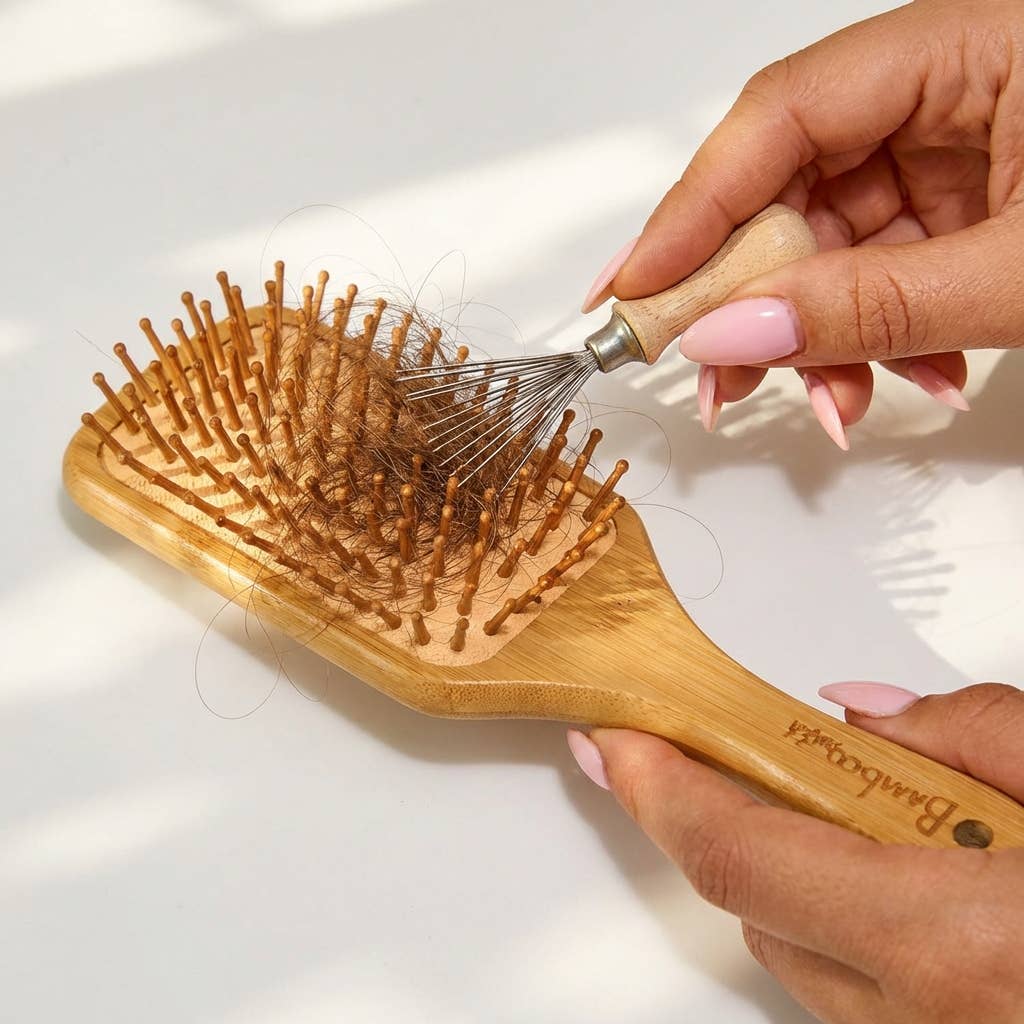 Hairbrush Cleaning Tool by Bamboo Switch