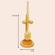 Bamboo Toilet Bowl Cleaner Brush & Stand by Bamboo Switch